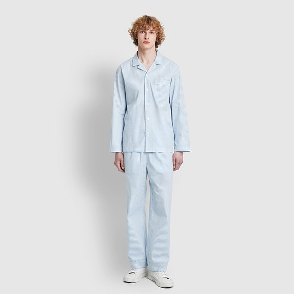 [셀럽픽] 남 코튼 스트레치 10부 파자마 세트 J216901101054