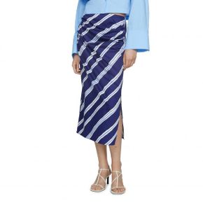 4775817 MANGO Salome Stripe Cotton Midi Skirt