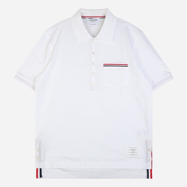 [시흥점] 6S MJP022A 01455 100 삼선 포켓 PK 셔츠 화이트