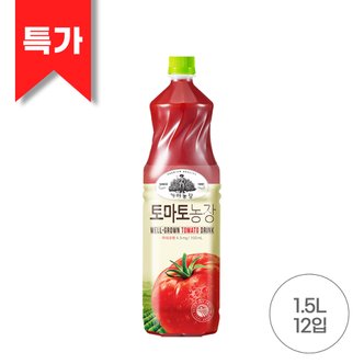 웅진식품 [유통기한임박특가] 가야농장 토마토 1.5L 12개입 (유통기한: 24.10.05)