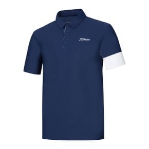 타이틀리스트골프반팔티 CQK TKPMS2213-63 TITLEIST LOGO SHIRT COBALT