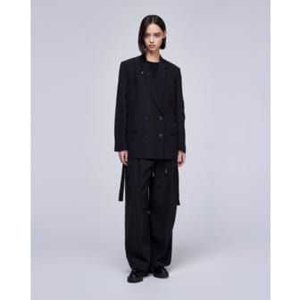 송지오 [파주점] [송지오우먼]아티저널 더블 브레스트 자켓 블랙 WH3JK301BK