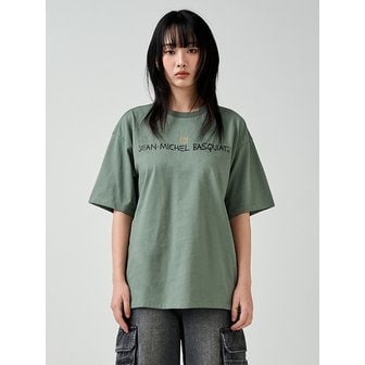 벤셔먼 [벤셔먼X바스키아] CAR SERVICE 백 프린팅 아트워크 반팔티셔츠 BPBTS288U