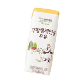 상하목장 우유무항생제인증 멸균우유 125ml 28팩