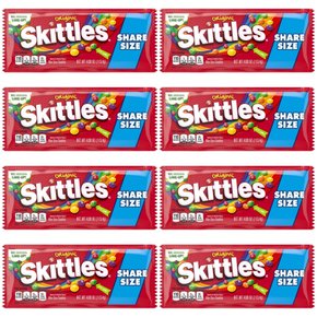 스키틀즈 오리지널 과일맛 카라멜 쉐어사이즈 SKITTLES Original 113.4g 8개