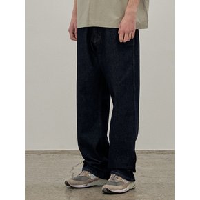 Isko wide denim pants (one-washed)