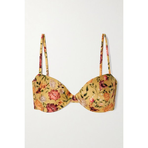 마그달레나 파라모 플로럴 프린트 언더와이어 비키니 탑 46376663162984687
