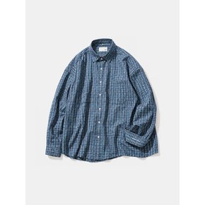 L2 Woven Twilight Blue Check Shirt S202