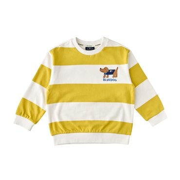 블루독 25125-334-04(YE)도기STRIPE스웨트셔츠