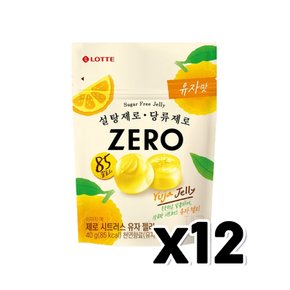 제로 시트러스 유자젤리 디저트간식 40g x 12개