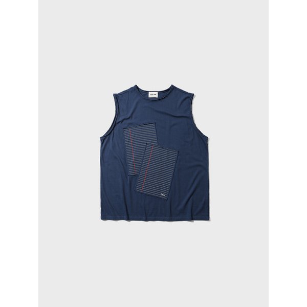 Notebook Patch Sleeveless - Navy