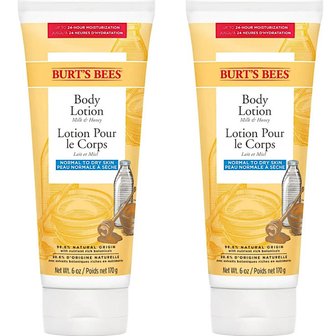  버츠비 밀크 앤 허니 바디 로션 Burts Bees Milk & Honey Body Lotion 170g 2개