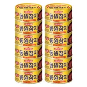 동원 참치 김치찌개용참치150g 12캔