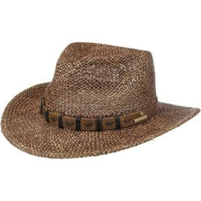 영국 스탯슨 페도라 카우보이모자 Stetson Western Seagrass Hat Men 100% Straw Sun hat Vintag