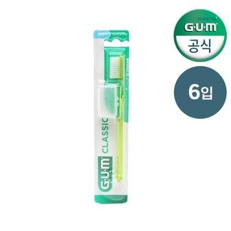 SUNSTAR GUM GUM 검 치과 일반 칫솔 311 6개입