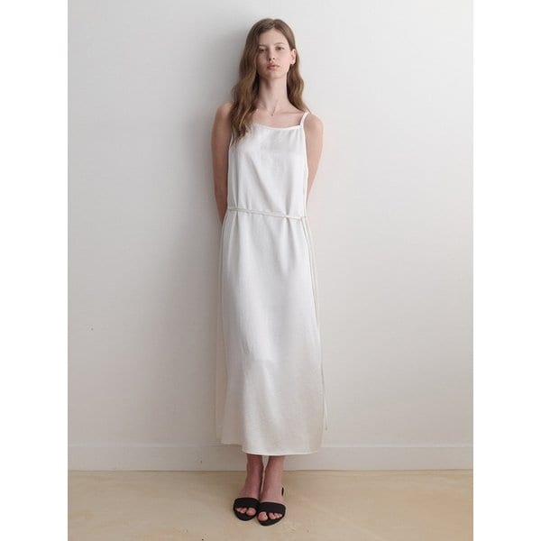 les satin one-piece (white)