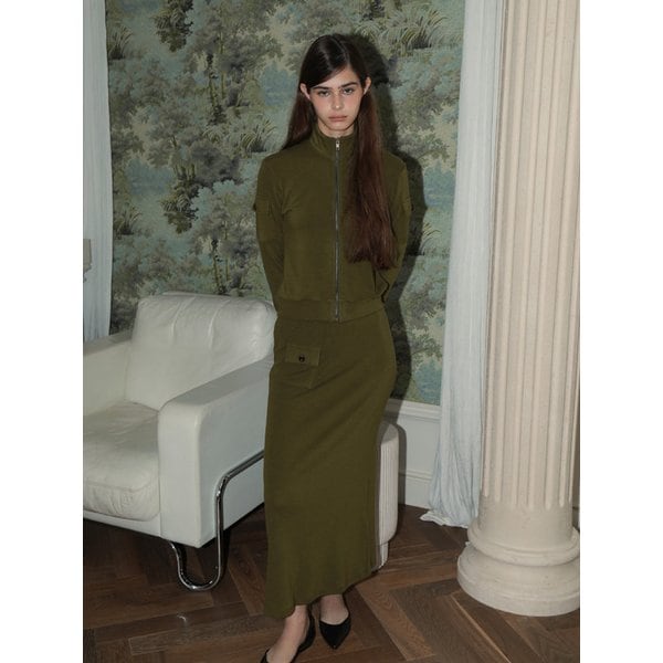 Ruby pocket cardigan (olive)