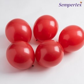 셈퍼텍스 13cm 임페리얼 레드 1봉지 50입 아치풍선 어린이집 장식