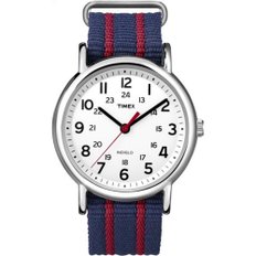 [타이멕스]TIMEX 위크엔더 센트럴 파크 화이트×네이비레드 T2N747 [정규 수입품]