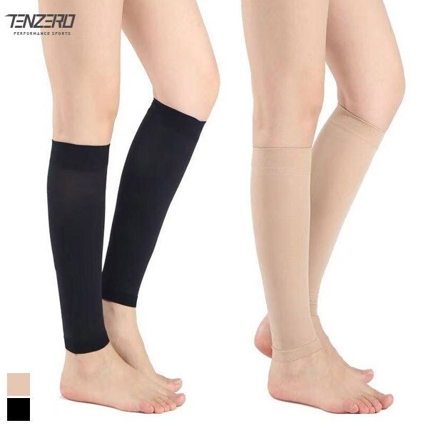텐제로 여성 러닝 종아리 압박보호대 레그슬리브 2컬러 헬스 요가 테니스