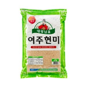 모두의식탁 [23년 햅쌀] 당일도정 대왕님표 진상미 여주쌀 (현미) 4kg