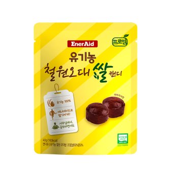 프로엠 유기농 철원오대쌀 캔디 40g x 1개