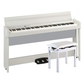 코르그 전자 피아노 C1 Air 화이트 고저 자재 의자 PC-300 세트 헤드폰 포함