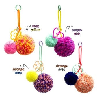 오드비 빅 폼폼 키 체인 Big PomPom Key Chain oddBi