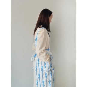 러블리 리본 패브릭 앞치마 3colors
