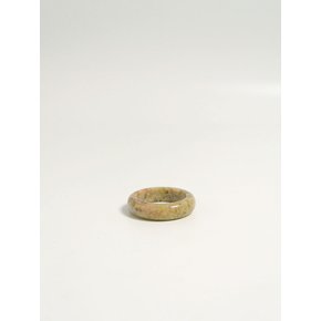 우나카이트 원석 볼드링 Unakite stone bold ring