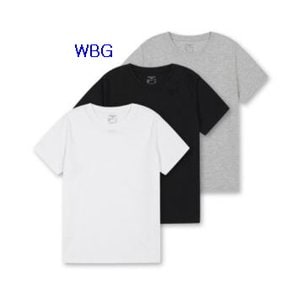 26년신상~이너로 매일 입기 좋아요! ~(3PACK )반팔 티셔츠 PKG5TS3810 (2PACK) 긴팔TS3820