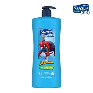  Suave Kids 수아브 키즈 3 in 1 샴푸 린스 바디워시 스파이더맨 828ml