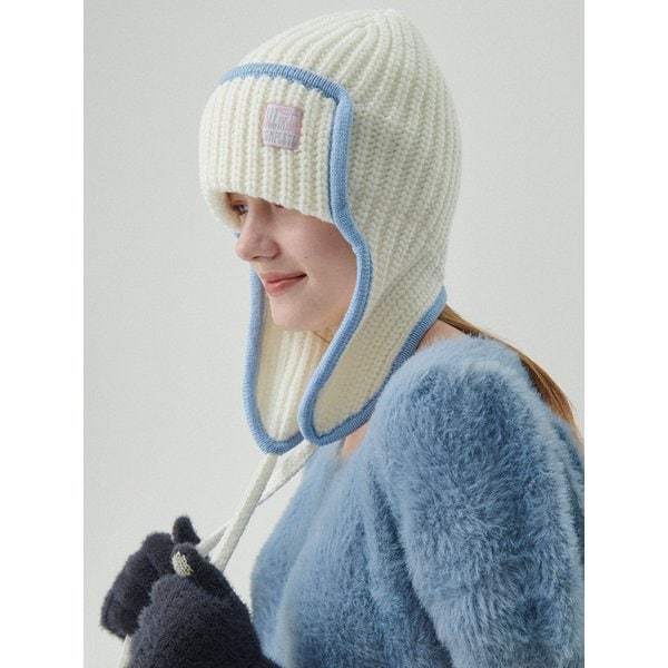 [리퍼브] Edge Ear Flap Beanie (4 Colors)