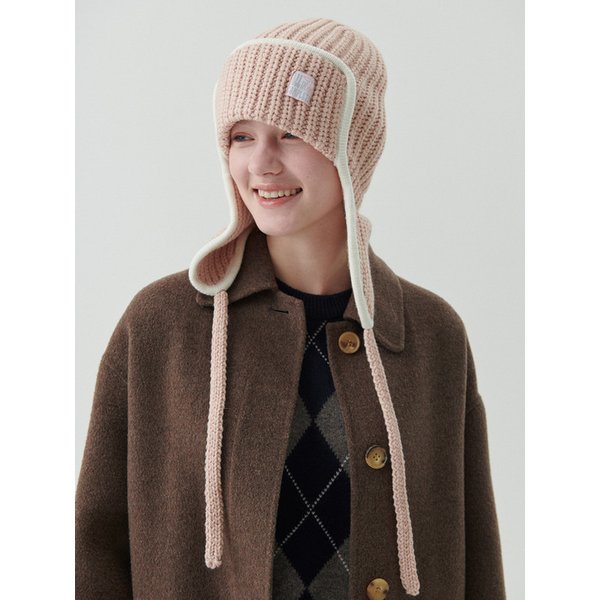 [리퍼브] Edge Ear Flap Beanie (4 Colors)