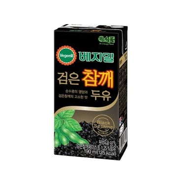 베지밀 검은참깨 두유 190mlx48팩