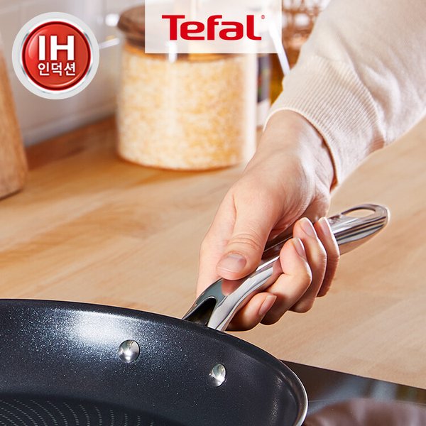 인덕션 티타늄 1X 스테인리스 스틸 심플리쉐프 4종세트(팬20+팬24+팬28+웍28)