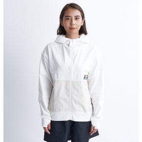 아웃도어 후드 바람막이 자켓 화이트 (RE21JK233WHT)