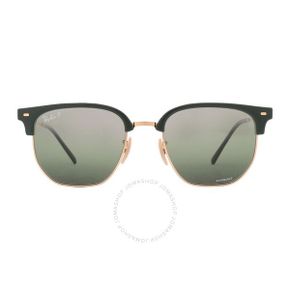 4662551 Ray-Ban New Clubmaster Polarized Green Mirrored Uni Sunglasses