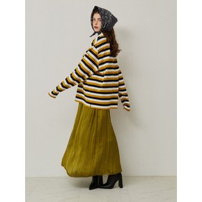 LOOSE FIT STRIPE RUGBY T-SHIRT