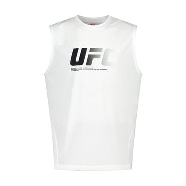 UFC SPORT (13000원 사은양말 증정)포텐 릴렉스핏 슬리브리스 화이트 U4SLV2107WH