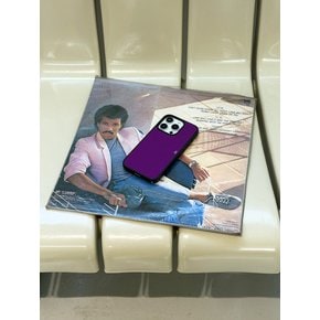 logo glass bumper case [Purple]