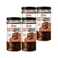 백설 돼지갈비양념 290g x4개