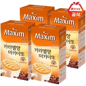 맥심 카페 카푸치노 카라멜마끼아또 10T x 4개