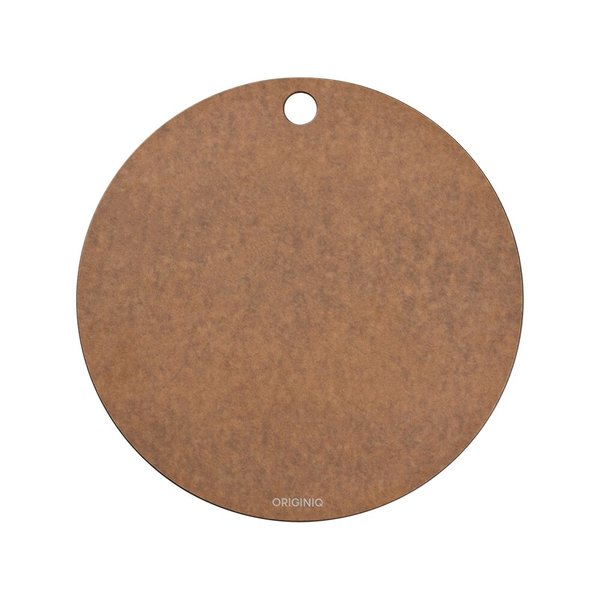 오리지니크 원목 나무 압축도마 월넛 원형 플레이트L