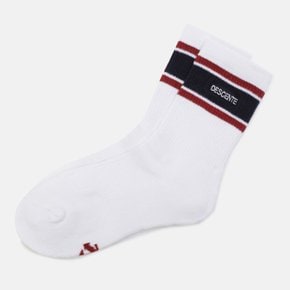 [데상트 공식][40% OFF]  로고 크루 삭스 SQ323USO7B