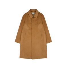 WOOL LONG SINGLE COAT CAMEL