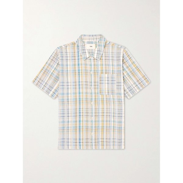 게이브 코튼 블렌드 시어서커 셔츠 46376663163007636