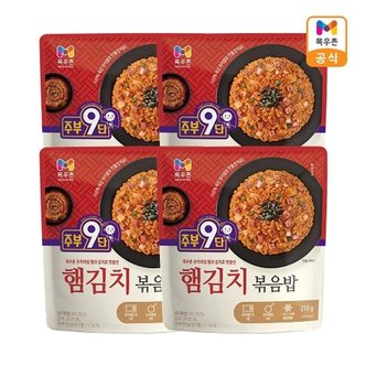 목우촌 주부9단 햄김치볶음밥 210g x4개