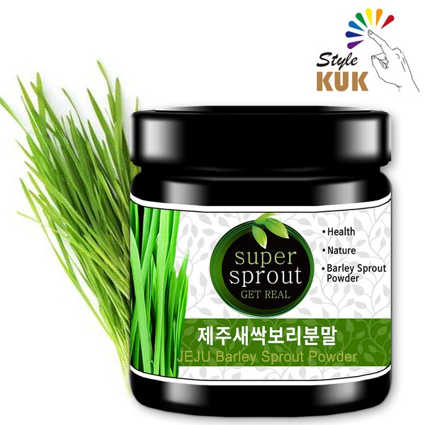 국산 제주 새싹보리분말 100g 보리어린잎 가루 보리새싹 가루