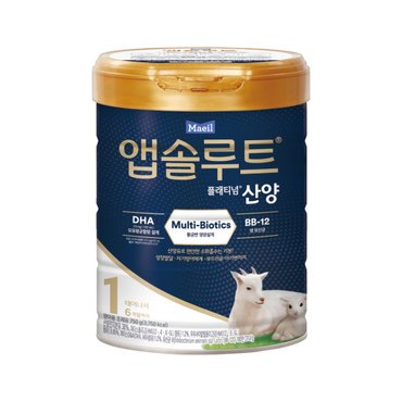 매일 분유 앱솔루트 산양분유  리뉴얼 1단계(0~6개월) 750g 1캔